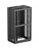 Bekalan Kuasa Terganggu NetShelter SX 48U 750mm Lebar x 1200mm Dalam Penutupan Rangkaian dengan Sisi