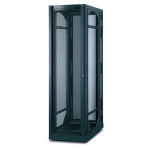 Bekalan Kuasa Terganggu NetShelter VX Seismic 42U Enclosure tanpa sisi Hitam