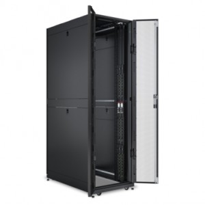 PDU Rak APC 9000 Beralih, ZeroU, 16A, 230V, (21) C13 & (3) C19, Kabel IEC309