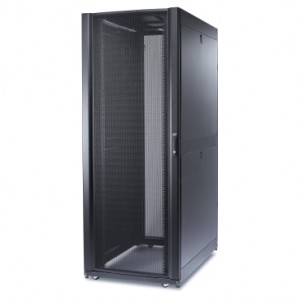 Bekalan Kuasa Terganggu NetShelter SX 45U 750mm Lebar x 1200mm Dalam Penutupan dengan Sisi Hitam