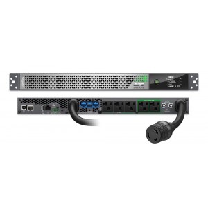 Bekalan Kuasa Terganggu APC Smart-UPS Ultra, 2200VA 208+230V 1U, dengan Bateri Lithium-Ion, dengan SmartConnect