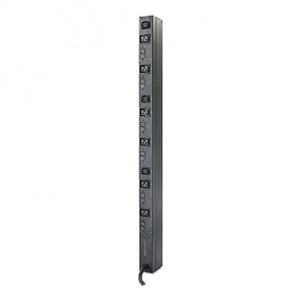 Bekalan Kuasa Terganggu PDU Rak, Asas, Zero U, 22kW, 230V, (6) C19 & (3) C13, Suhu Tinggi