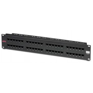Panel Patch APC CAT 6, 48 port RJ45 ke 110 568 A/B berwarna kod