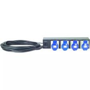 Bekalan Kuasa Terganggu PDU Rak Pengembangan, Asas, 2U, 32A, 230V, (4) IEC 309-32