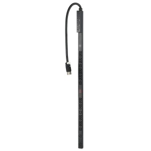 Bekalan Kuasa Terganggu PDU Rak, Asas, 0U, 14.4kW, 208V, (24)C13, (4)C19, (2)L6-30R; Kabel 3'