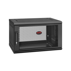 Bekalan Kuasa Terganggu NetShelter WX 6U Enkapsul Dinding Engsel Tunggal 400mm Dalam