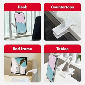 Pemegang Pemasangan Klip / Clip-on mount holder for iPad/tablet and iPhone/Smartphone