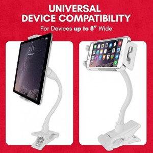 Showing image for CLIPMOUNTW Pemegang Pemasangan Klip / Clip-on mount holder for iPad/tablet and iPhone/Smartphone