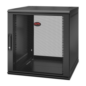 Bekalan Kuasa Terganggu NetShelter WX 12U Enkapsul Dinding Engsel Tunggal 400mm Dalam