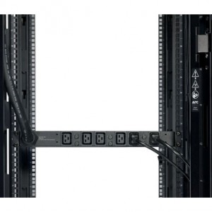 Bekalan Kuasa Terganggu PDU Rak, Asas, 1U, 14.4kW, 208V, (6) C19