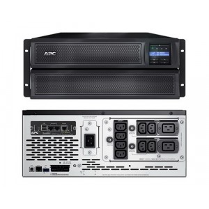 Bekalan Kuasa Terganggu APC Smart-UPS X 3000VA Kedalaman Pendek Rak/Tower Boleh Tukar LCD 200-240V dengan Kad Rangkaian  