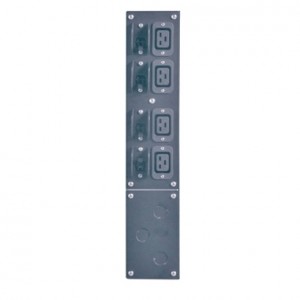 APC Service Bypass Panel- 230V 32A MBB Hardwire input (4) IEC-320 C19 Output ( SBP6KRMI2U )