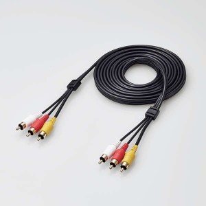 Elecom AV Pin Plug x3-HiFi Pin Plug  x3AudioCable3.0m-Blue 3M - ( AV-WRY3 )