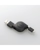 Elecom Rewind micro USB cable for Charge/data transmission 0.8M RANDOM COLOR - ( MPA-AMBIRLC08BK ) Elecom Rewind micro USB cable for Charge/data transmission 0.8M RANDOM COLOR - ( MPA-AMBIRLC08BK )
