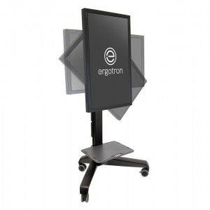 Ergotron Neo-Flex® Mobile MediaCenter LD Capacity 25–50 lbs / 11.3–22.7 kg (24-190-085)