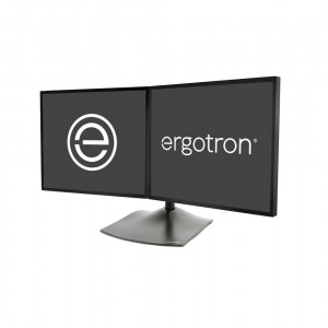 Ergotron DS100 Dual-Monitor Desk Stand Horizontal Two-Monitor Mount (33-322-200) Ergotron DS100 Dual-Monitor Desk Stand Horizontal Two-Monitor Mount (33-322-200)
