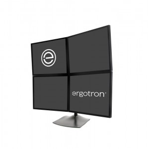 Ergotron DS100 Quad-Monitor Desk Stand Four-Monitor Mount (33-324-200)