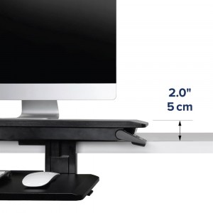 Ergotron WorkFit® Corner Standing Desk Converter Sit-Stand Desk Workstation (33-468-921) Ergotron WorkFit® Corner Standing Desk Converter Sit-Stand Desk Workstation (33-468-921)