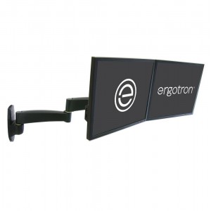 Ergotron 200 Series Dual Monitor Arm Two-Monitor Mount (45-231-200)