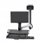 Ergotron SV Combo System with Worksurface & Pan Small CPU Holder (aluminum) Keyboard & Monitor Mount Workstation (45-594-026)