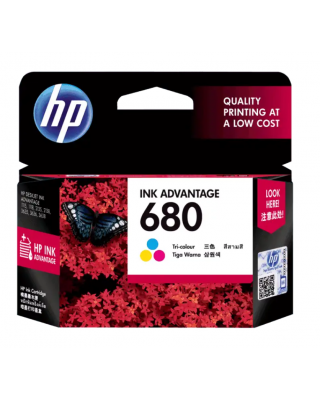 HP 680 Tri-color Original Ink [ORIGINAL]
