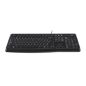 Logitech K120 Wired Keyboard for Windows, USB Plug-and-Play, Spill Resistant, PC/Laptop - 920-002582 ( Black )