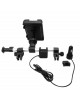 MACALLY Adjustable Car Seat Headrest Mount with Front and Back Seat USB Charger (HRMOUNTPRO4UAC) MACALLY Adjustable Car Seat Headrest Mount with Front and Back Seat USB Charger (HRMOUNTPRO4UAC)