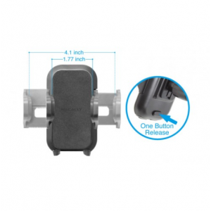 MACALLY Fully Adjustable Car Vent Mount for Smartphones and most GPS