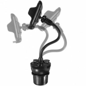 Macally MCUPPOWER 8" Pemegang Pemegang Cup Holder Kereta Boleh Laras dengan Pengecas USB 21W