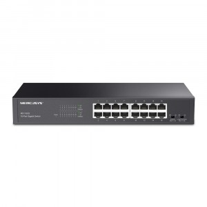 Mercusys Network Switch MS116GS 16-Port Gigabit Desktop/Rackmount Switch Mercusys Network Switch MS116GS 16-Port Gigabit Desktop/Rackmount Switch