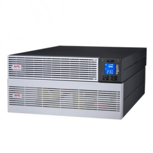 Bekalan Kuasa Terganggu APC Easy UPS On-Line Li-Ion SRVL RT Waktu Operasi Lanjutan 6000VA 230V, dengan Kit Rel