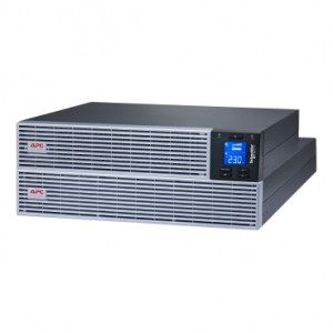 Bekalan Kuasa Terganggu APC Easy UPS On-Line Li-Ion SRVL RT Waktu Operasi Lanjutan 1000VA 230V, dengan Kit Rel