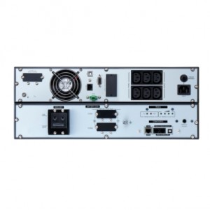 Bekalan Kuasa Terganggu APC Easy UPS On-Line Li-Ion SRVL RT Waktu Operasi Lanjutan 1000VA 230V, dengan Kit Rel