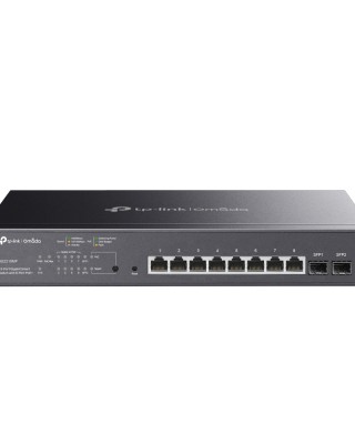 Omada 10-Port PoE+ Gigabit Smart Switch with 2 SFP Slots SG2210MP