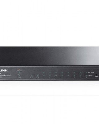 Omada 8-Port Gigabit Smart PoE+ Switch with 2 SFP Slots SG2210P