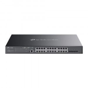 Peranti Rangkaian Omada 28-Port PoE+ Gigabit L2+ Managed Switch with 4 SFP Slots SG3428MP Peranti Rangkaian Omada 28-Port PoE+ Gigabit L2+ Managed Switch with 4 SFP Slots SG3428MP