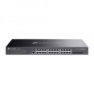 Peranti Rangkaian Omada 24-Port Gigabit L2+ Managed Switch with 4 10GE SFP+ Slots SG3428X Peranti Rangkaian Omada 24-Port Gigabit L2+ Managed Switch with 4 10GE SFP+ Slots SG3428X