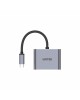 Unitek 4K 60Hz USB-C to HDMI 2.0 and VGA Adapter with MST Dual Monitor (V1126A) Unitek 4K 60Hz USB-C to HDMI 2.0 and VGA Adapter with MST Dual Monitor (V1126A)