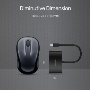 Unitek Mini DisplayPort to HDMI and VGA 1080P Full HD Adapter (Y-6328BK) Unitek Mini DisplayPort to HDMI and VGA 1080P Full HD Adapter (Y-6328BK)