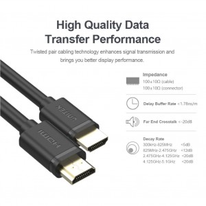 Unitek 4K 60Hz High Speed HDMI Cable (Y-C136M)