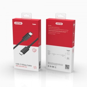 Unitek USB-C Charging Cable with 5Gbps USB 3.0 (Y-C477BK) Unitek USB-C Charging Cable with 5Gbps USB 3.0 (Y-C477BK)