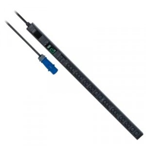 PDU Mudah, Bermeter, Zero U, 32A, 230V, (20) C13 , (4) C19, IEC309