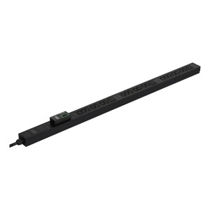 PDU Mudah, Bermeter, Zero U, 11 kW, 230V, (21) C13 & (3) C19, IEC309