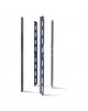 Rel Pemasangan EIA 23" NetShelter SX 42U untuk Enclosur 750mm Lebar, Lubang Persegi Kuantiti 4