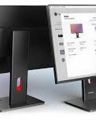 Lenovo ThinkVision T27-40 27" Full HD Monitor 120Hz HDMI DP VGA USB-C Modular Camera Eclipse Black 3Y Warranty
