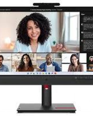 Lenovo ThinkVision T27hv-30 27" QHD Monitor 75Hz HDMI DP USB-C IR Camera Raven Black 3Y Warranty