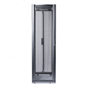 Bekalan Kuasa Terganggu NetShelter SX 45U 600mm Lebar x 1200mm Dalam Penutupan dengan Sisi Hitam