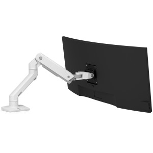 ERGOTRON HX Desk Monitor Arm, White - ( 45-475-216 )
