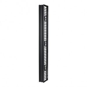Valueline, Pengurus Kabel Menegak untuk Rak 2 & 4 Pos, 84"H X 12"W, Sisi Tunggal dengan Pintu