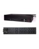Rack ATS, 230V, 32A, IEC 309 masuk, (16) C13 (2) C19 keluar
